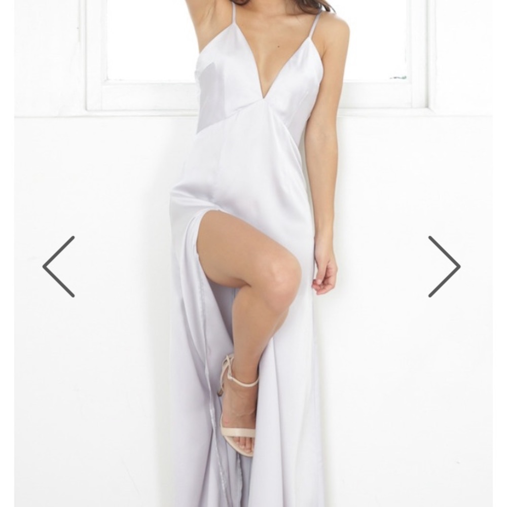 Showpo silver dress - Small